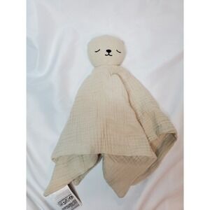 H&M Brown Tsn Teddy Bear Muslin Baby Soft Toy Soother‎ Lovey Security Blanket